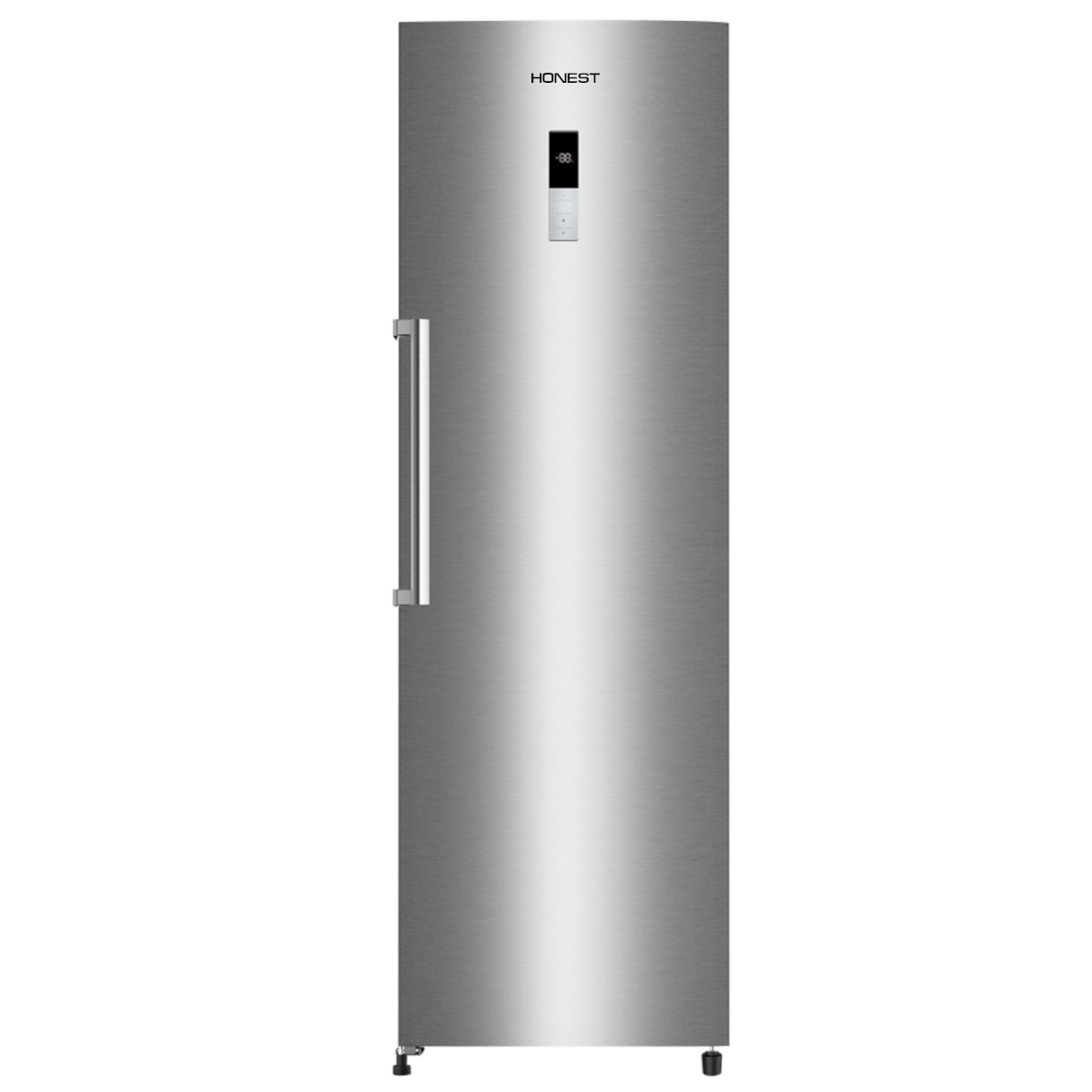 HONEST Congelador vertical - HONEST HCV185IN, No-Frost, Metal Cooling, A+++ (D), 185 cm, Inoxidable