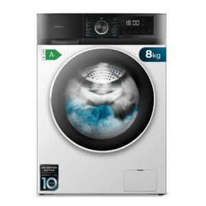 CECOTEC Lavadora carga frontal - CECOTEC 02466, 8 kg, 16 programas, Blanco