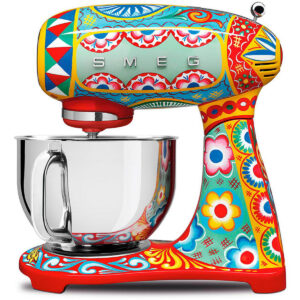 SMEG Robot amasador - SMEG SMF03DGEU, 800 W, 10 velocidades, Inox
