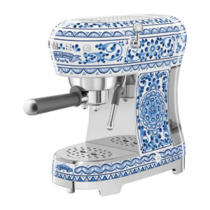 SMEG Cafetera express - SMEG 112571699, 15 bar, 1350 W, 2 tazas, Inox