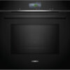 SIEMENS Horno microondas - SIEMENS iQ700 HM736GAB1, Integrable, Hidrolítica, 67 l, 59,4 cm, Negro