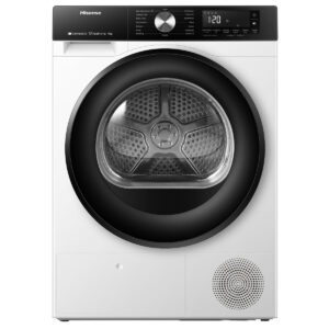 HISENSE Secadora bomba de calor - HISENSE DH3S902BW3, Eléctrico, 9 kg, 15 programas, Blanco