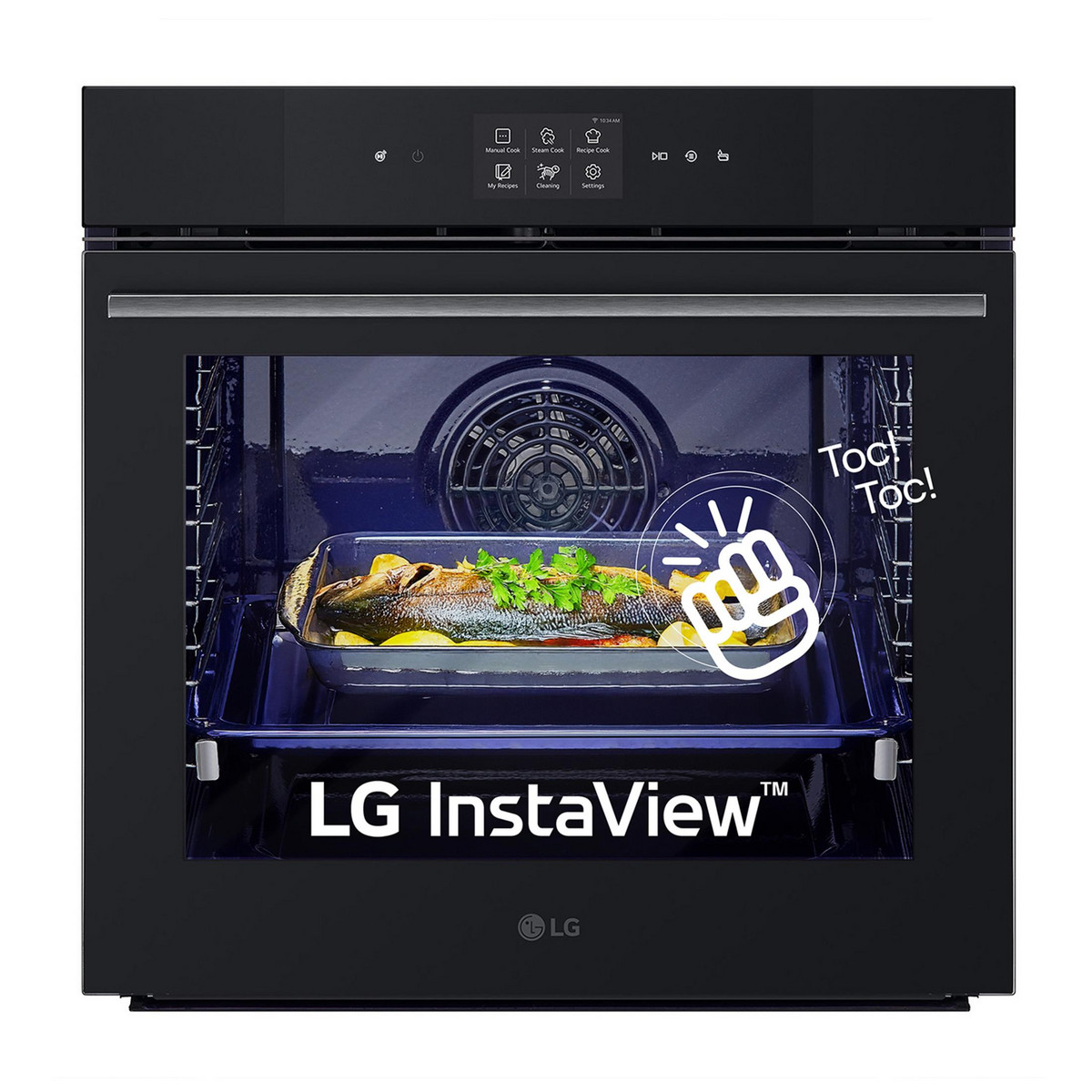 LG Horno a vapor - LG WSED7667M, Integrable, No, 76 l, 59,2 cm, Cristal negro mate