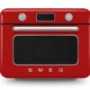 SMEG Horno de sobremesa - SMEG COF01RDEU, 1800 W, 30 l, Rojo