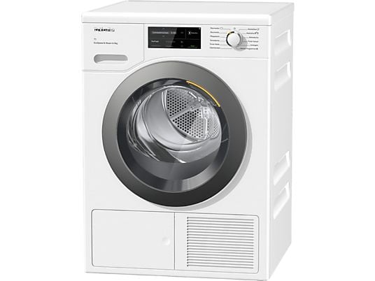 Miele Secadora bomba de calor - Miele TWL780WP EcoSpeed & Steam, 9 kg, 20 Programas, Motor ProfiEco, Blanco