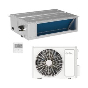 DAITSU Aire acondicionado por conductos - DAITSU SPLIT ATLAS CONDUCTOS ACD 24K DBS, 6105 fg/h, Función Inverter, Gris