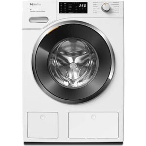 Miele Lavadora carga frontal - Miele WWG880 WCS PWash&TDos&Steam, 9 kg, 1400 rpm, 11 Programas, SteamCare, QuickPowerWash, Blanco loto