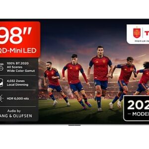 TCL TV SQD-Mini LED 98" - TCL 98C8L, UHD 4K, MT9655, Smart TV, DVB-T2, Negro