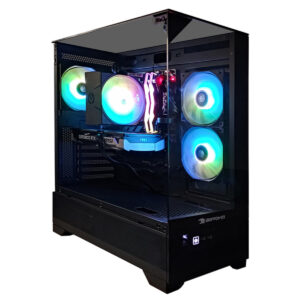 IBUYPOWER PC Gaming - IBUYPOWER Master Aurora Plus, Ryzen 7 8700F, 32 GB RAM, 1 TB SSD, GeForce RTX™ 5060, Windows 11 Home, Negro