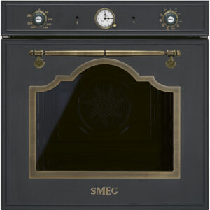 Ficha técnica Horno pirolítico - SMEG Cortina, Integrable, Pirolítico, 65 l, 59,70 cm, Antracita, bronce antiguo
