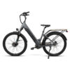 SMARTGYRO Bicicleta urbana - SMARTGYRO Ebike Nómada, asistente al pedaleo, 250W, 36V, 3 vel., 3 velocidades, Aluminio, Titan